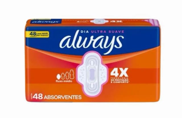 Imagem do produto ABS.ALWAYS ULTRA SUAVE DIA C/AB C/48UN LMPM